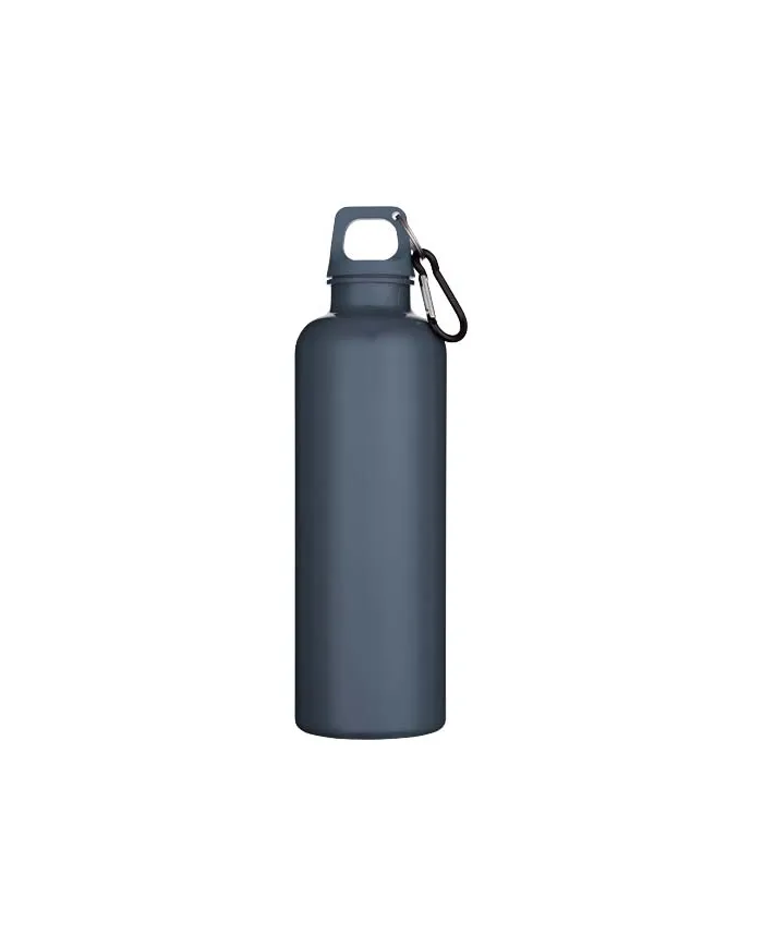 Borraccia con moschettone in plastica riciclata da 750 ml - cod. P100878