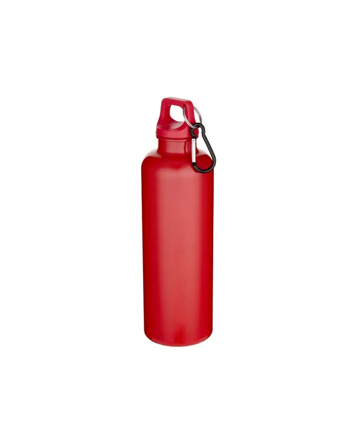 Borraccia con moschettone in plastica riciclata da 750 ml - cod. P100878