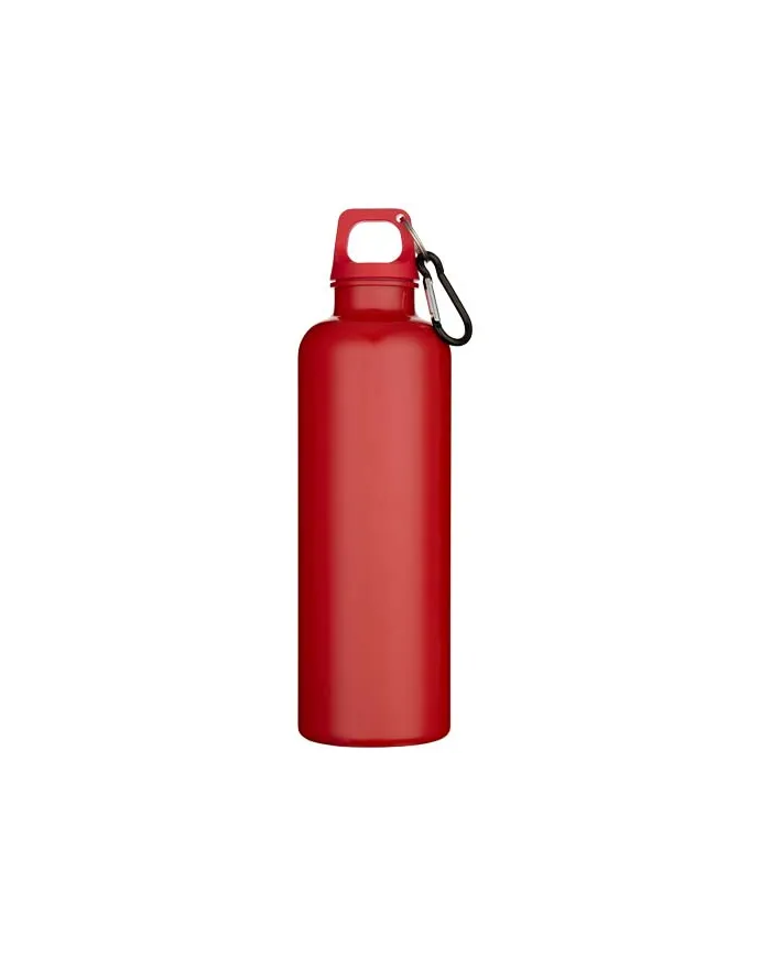 Borraccia con moschettone in plastica riciclata da 750 ml - cod. P100878