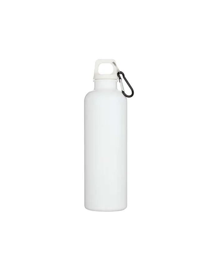 Borraccia con moschettone in plastica riciclata da 750 ml - cod. P100878
