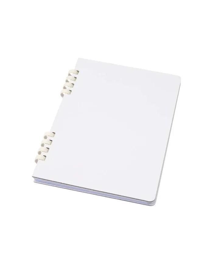 Block notes aziendale formato A5 con copertina rigida in materiale - cod. P107046