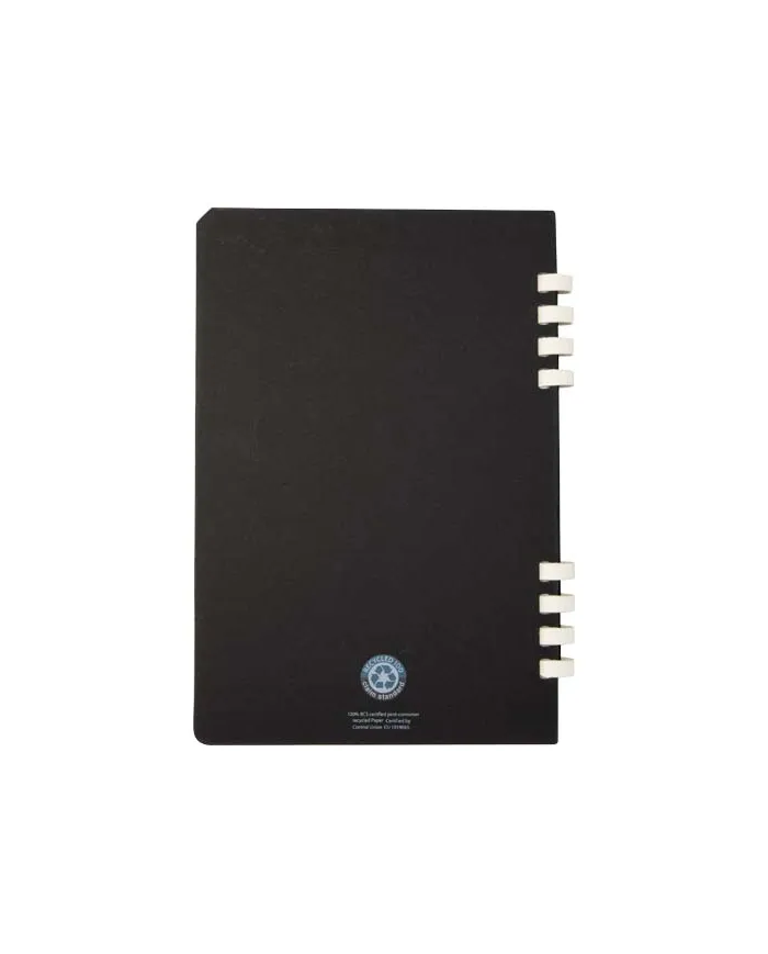 Block notes aziendale formato A5 con copertina rigida in materiale - cod. P107046