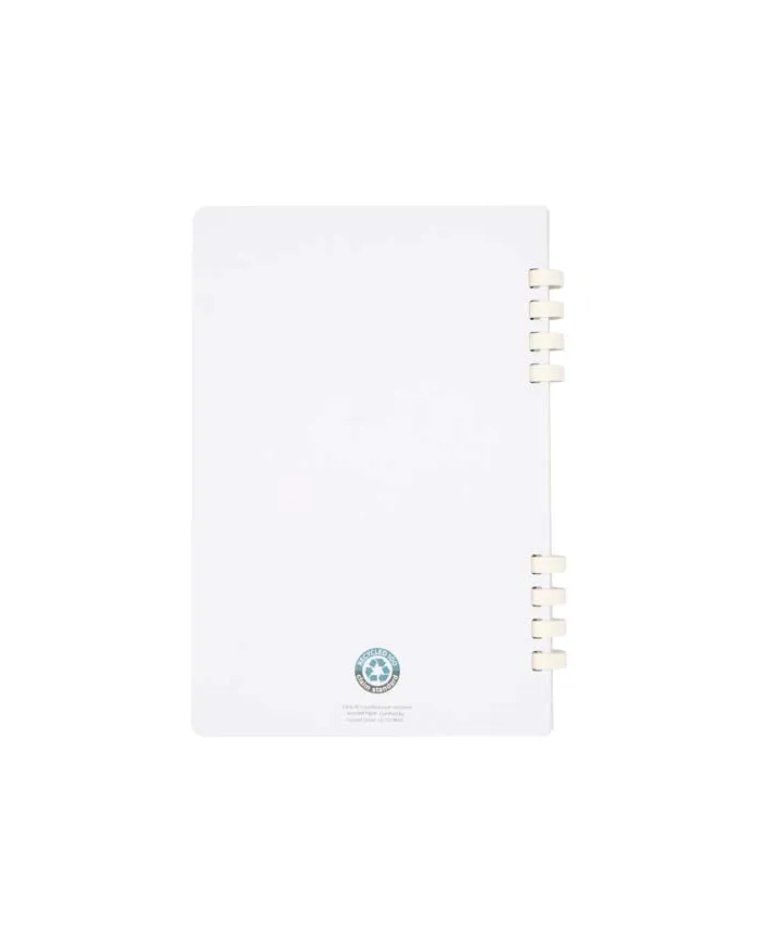 Block notes aziendale formato A5 con copertina rigida in materiale - cod. P107046