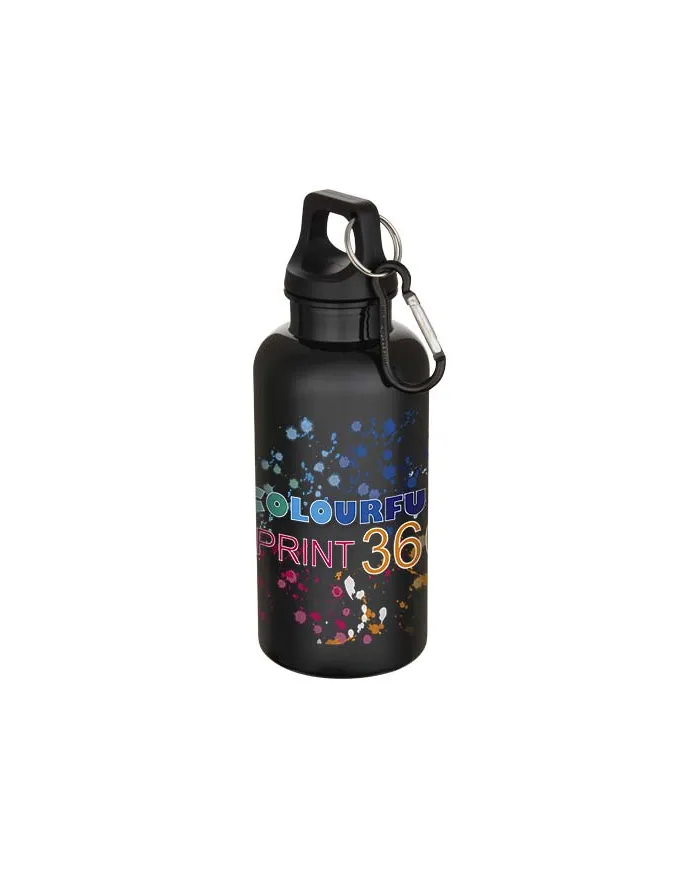 Borraccia con moschettone in plastica da 400 ml - cod. P100863
