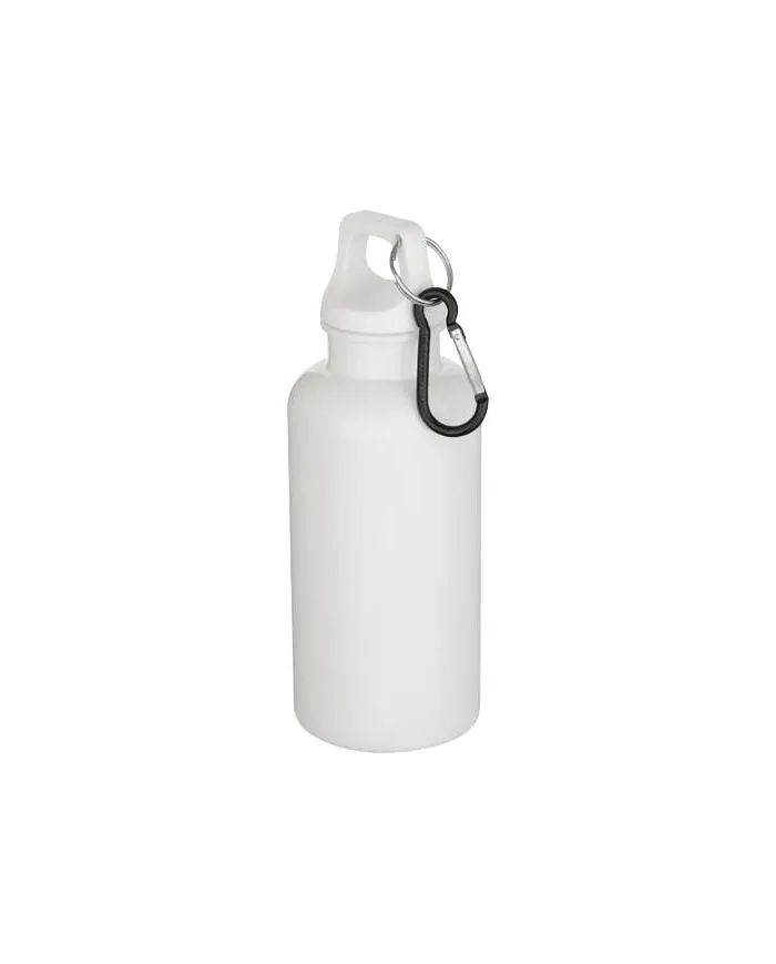 Borraccia con moschettone in plastica da 400 ml - cod. P100863