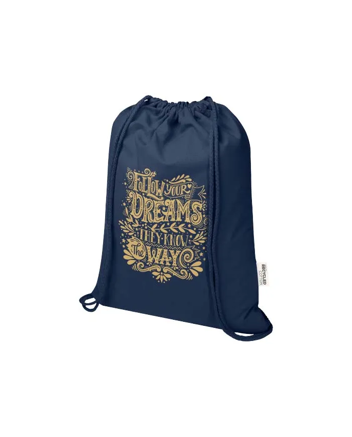 Zainetto con cordoncino in materiale riciclato - 5L - cod. P120791