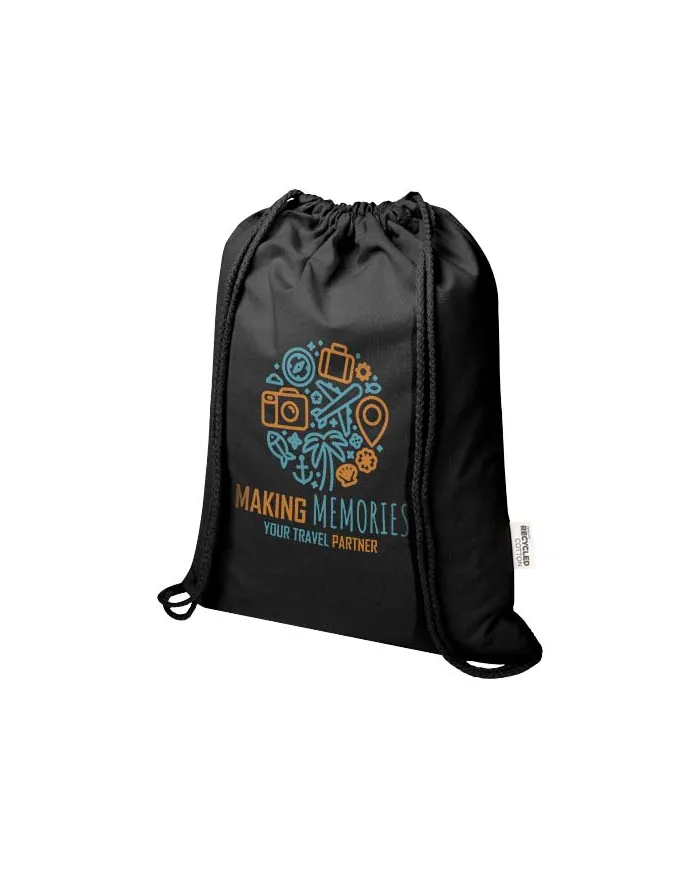 Zainetto con cordoncino in materiale riciclato - 5L - cod. P120791