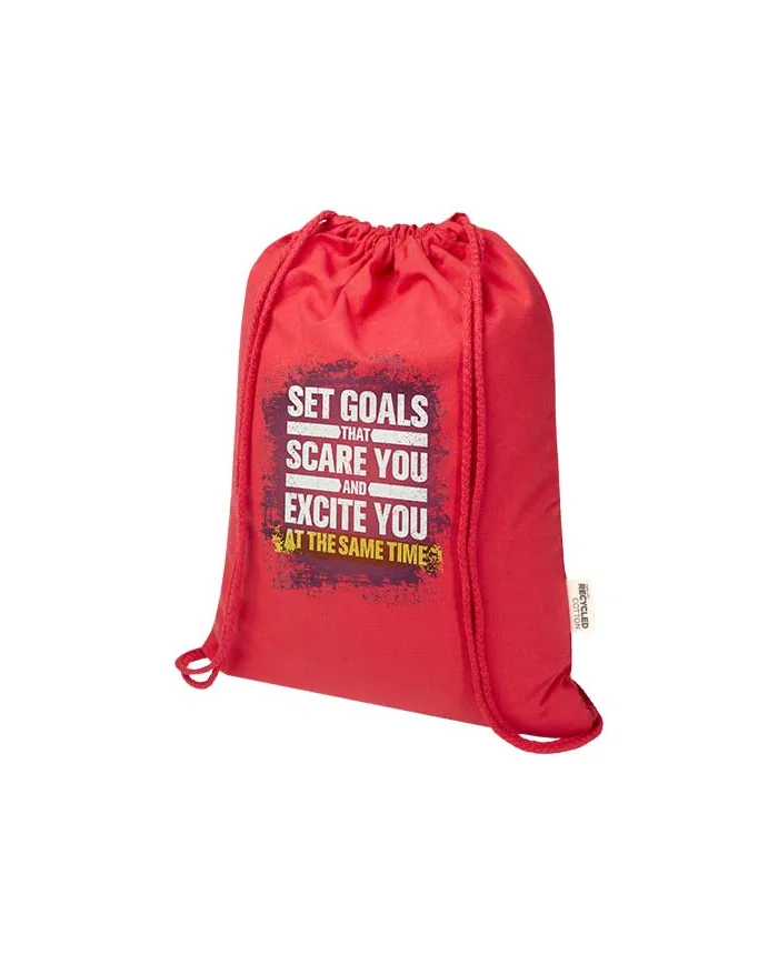 Zainetto con cordoncino in materiale riciclato - 5L - cod. P120791