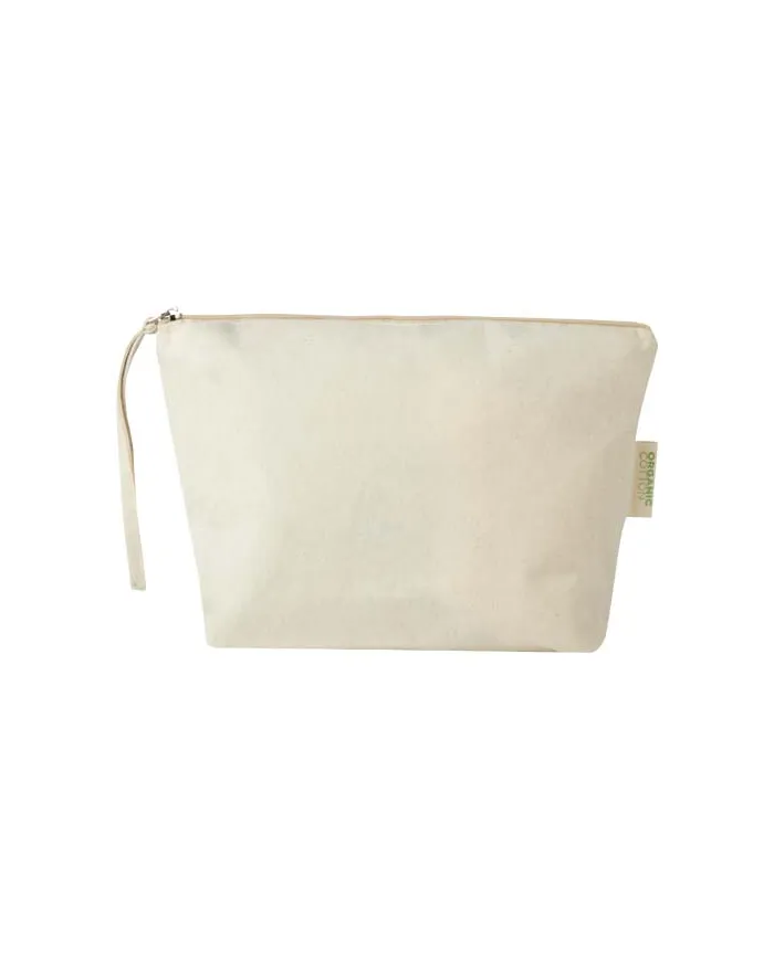 Custodia per accessori grande in tessuto biologico certificato OCS da180 g/m² Odisha - 3L - cod. P120785