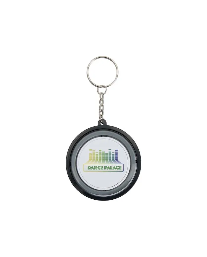 Portachiavi antistress con giroscopio in plastica riciclata - cod. P126342