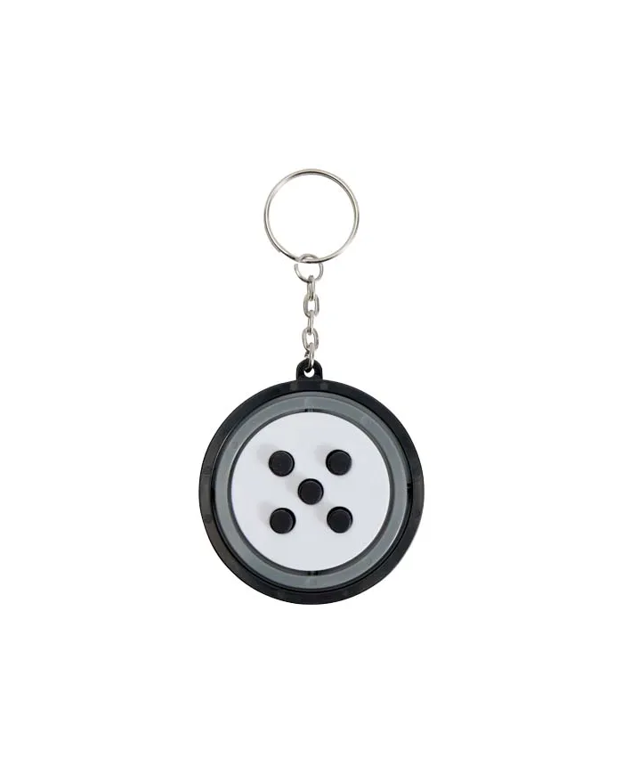 Portachiavi antistress con giroscopio in plastica riciclata - cod. P126342