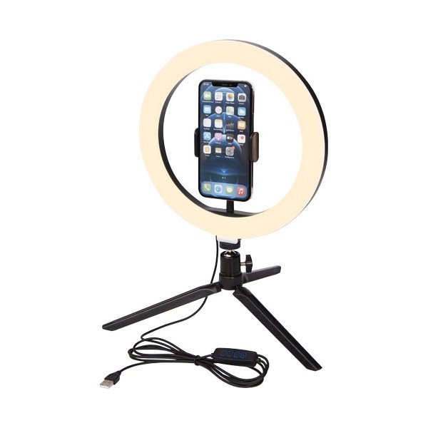 Anello luminoso per selfie con supporto per telefono - cod. P124248