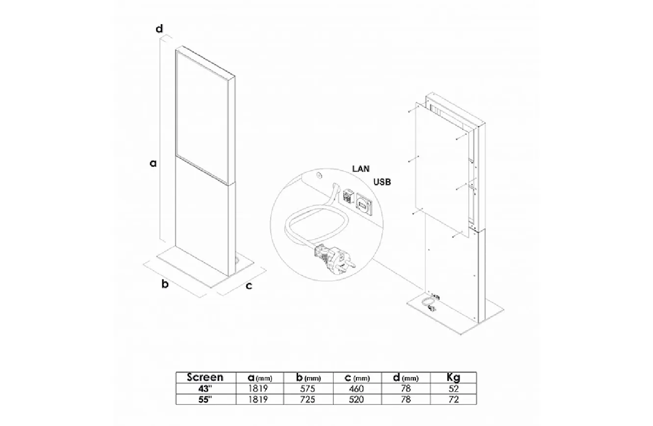 Totem multimediali Samsung - FA-13954
