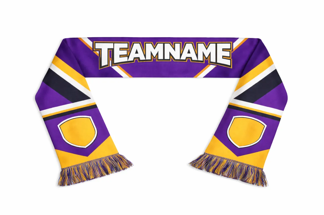Sciarpe personalizzabili da stadio realizzate a maglia - FA-9358