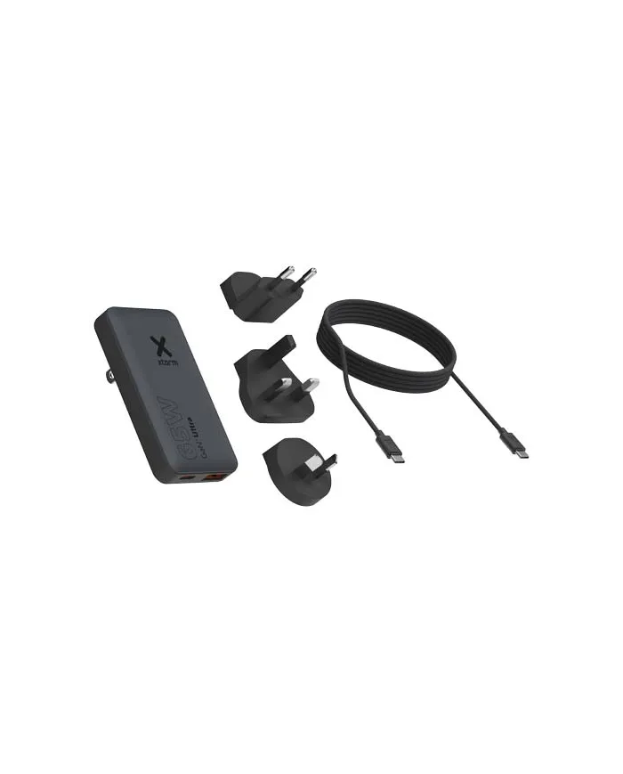 Set caricabatterie rapido da viaggio da 65 W con cavo e custodia Xtorm - cod. P124600