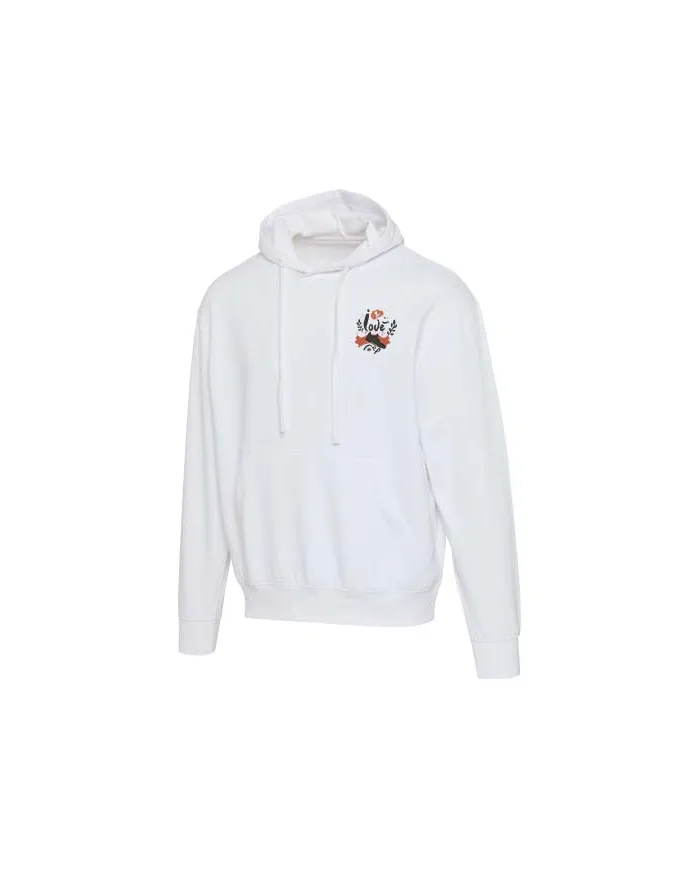 Felpa con cappuccio oversize in cotone biologico certificato OCS da 280 g/m2 Boris - cod. P39563