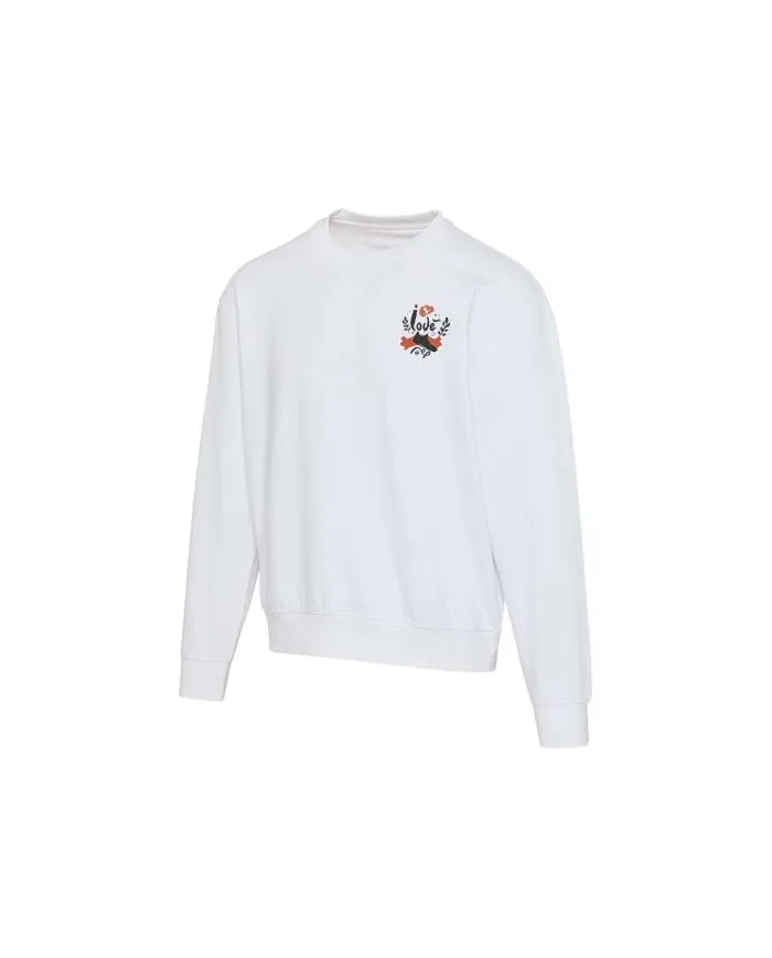 Maglione unisex a girocollo in cotone biologico certificato OCS da 280 g/m² Boris - cod. P39564