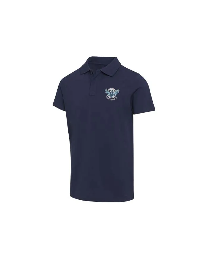 Polo a maniche corte unisex in tessuto biologico certificato OCS da 180 g/m² Graphite - cod. P39559