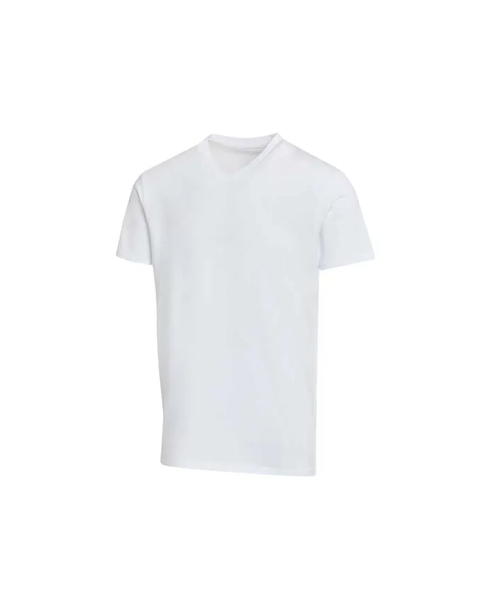T-shirt a maniche corte unisex con scollo a V in cotone biologico certificato OCS da 200 g/m² Balfour - cod. P39665