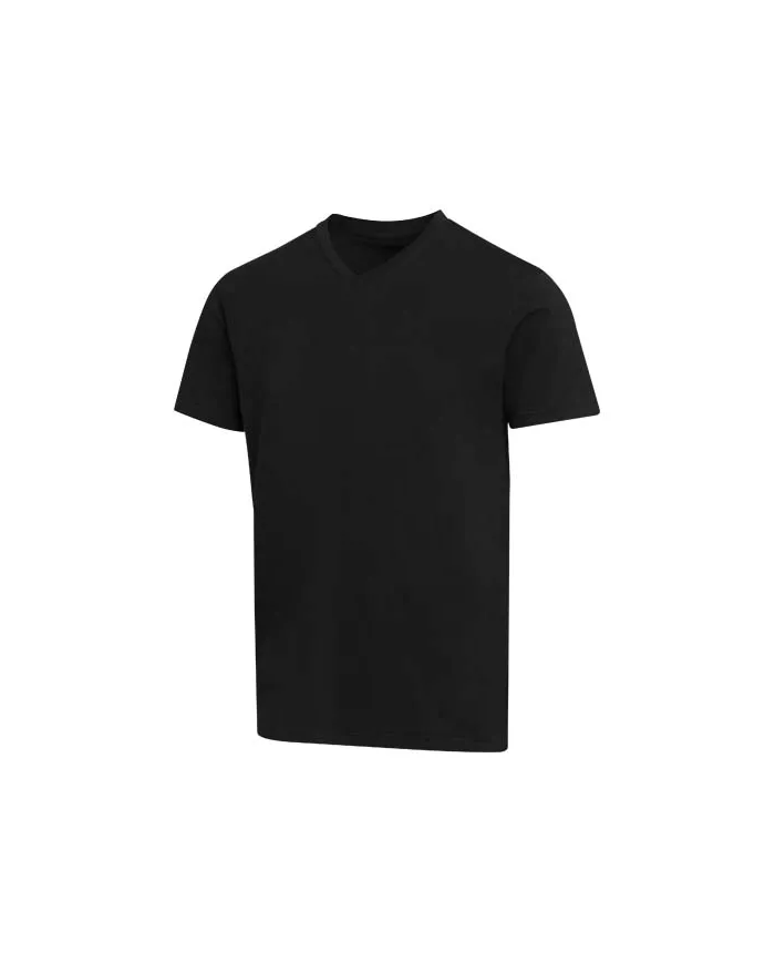 T-shirt a maniche corte unisex con scollo a V in cotone biologico certificato OCS da 200 g/m² Balfour - cod. P39665