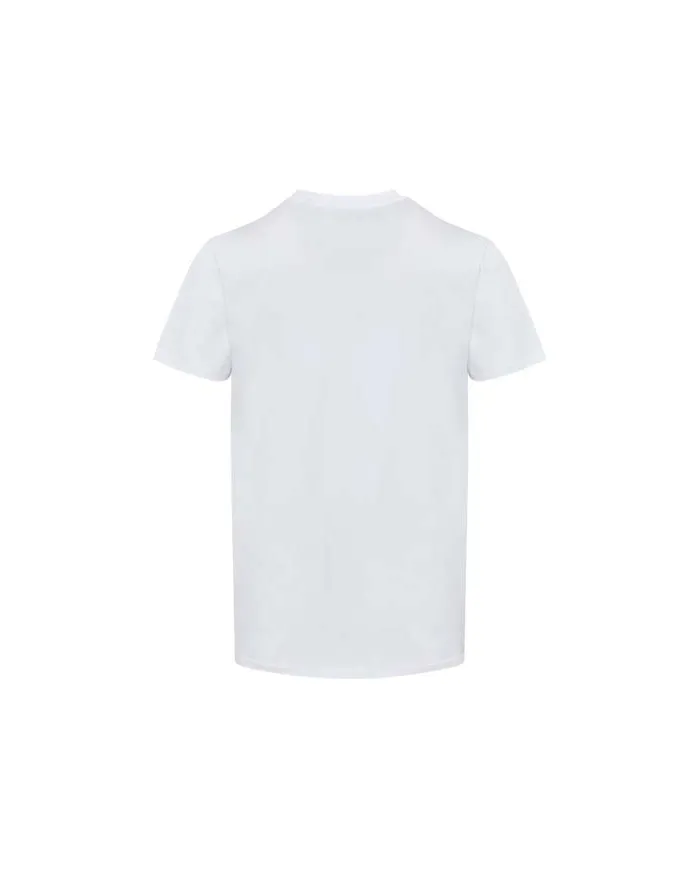 T-shirt a maniche corte unisex con scollo a V in cotone biologico certificato OCS da 200 g/m² Balfour - cod. P39665