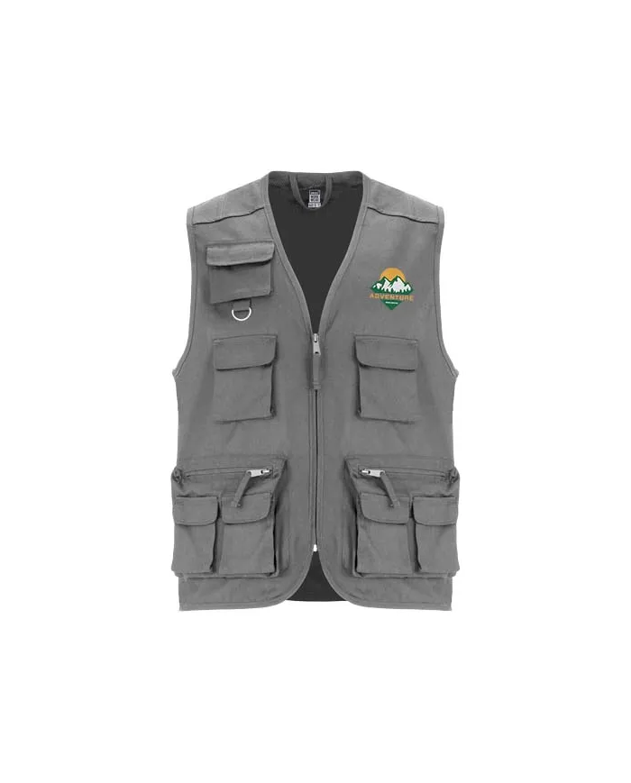 Gilet da lavoro con più tasche e scollo a V da 200 g/m² Venera - cod. PR9111