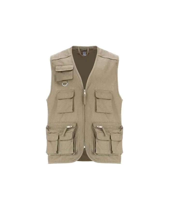 Gilet da lavoro con più tasche e scollo a V da 200 g/m² Venera - cod. PR9111