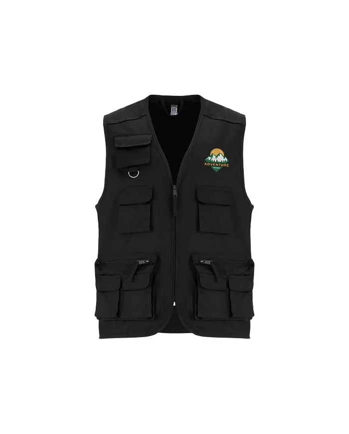 Gilet da lavoro con più tasche e scollo a V da 200 g/m² Venera - cod. PR9111