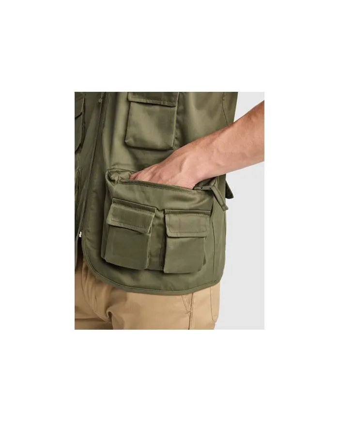 Gilet da lavoro con più tasche e scollo a V da 200 g/m² Venera - cod. PR9111