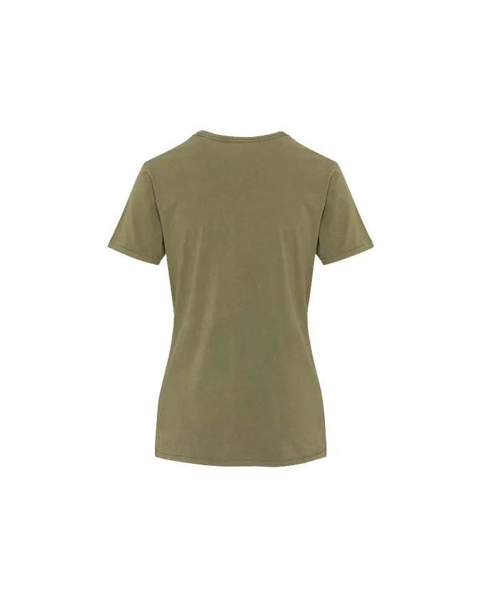 T-shirt a maniche corte da donna in tessuto lavato da 160 g/m²Nanaimo - cod. P39566
