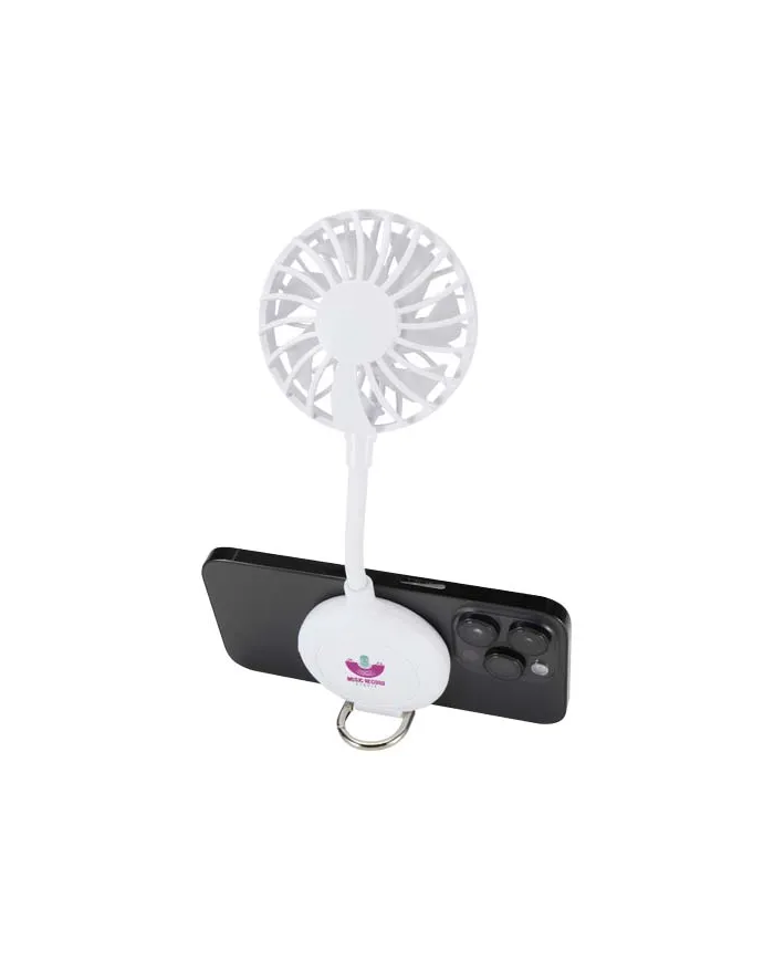 Ventilatore portatile magnetico in plastica riciclata Ventio - cod. P124520