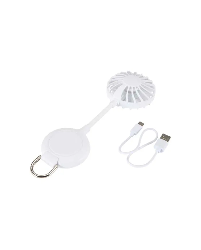 Ventilatore portatile magnetico in plastica riciclata Ventio - cod. P124520