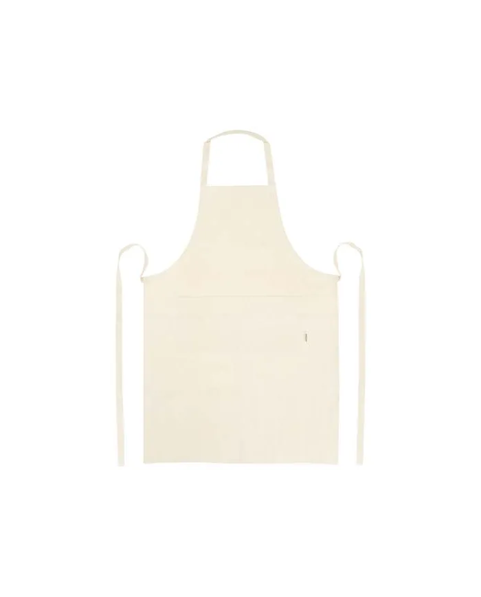 Grembiule con 2 tasche in tessuto biologico da 200 g/m² - cod. P113516