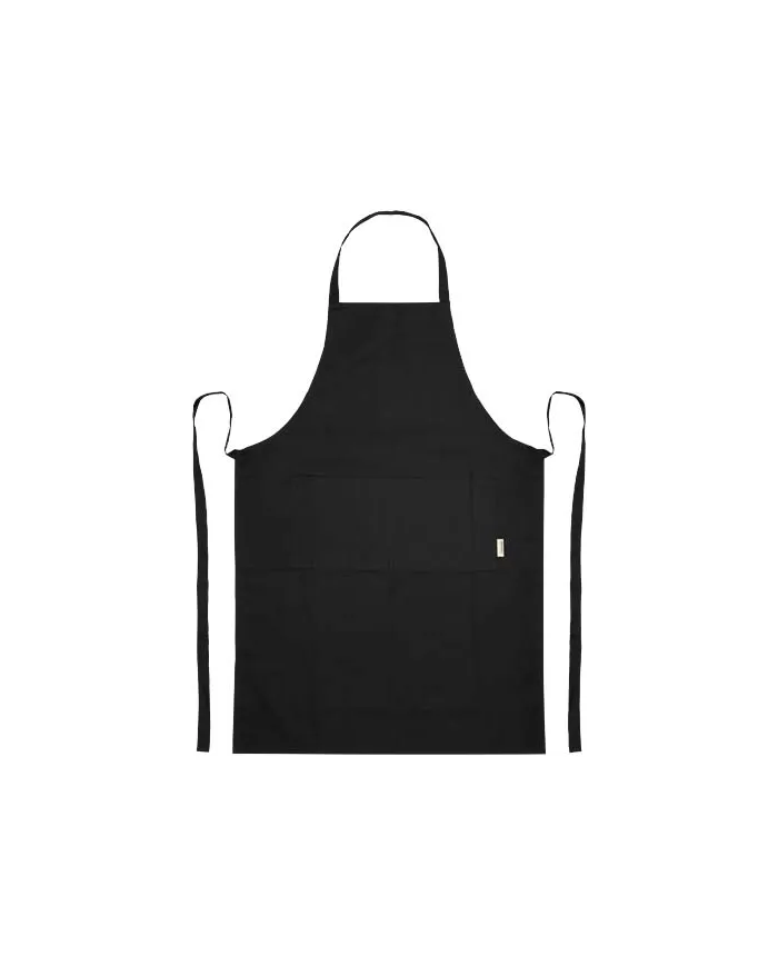 Grembiule con 2 tasche in tessuto biologico da 200 g/m² - cod. P113516