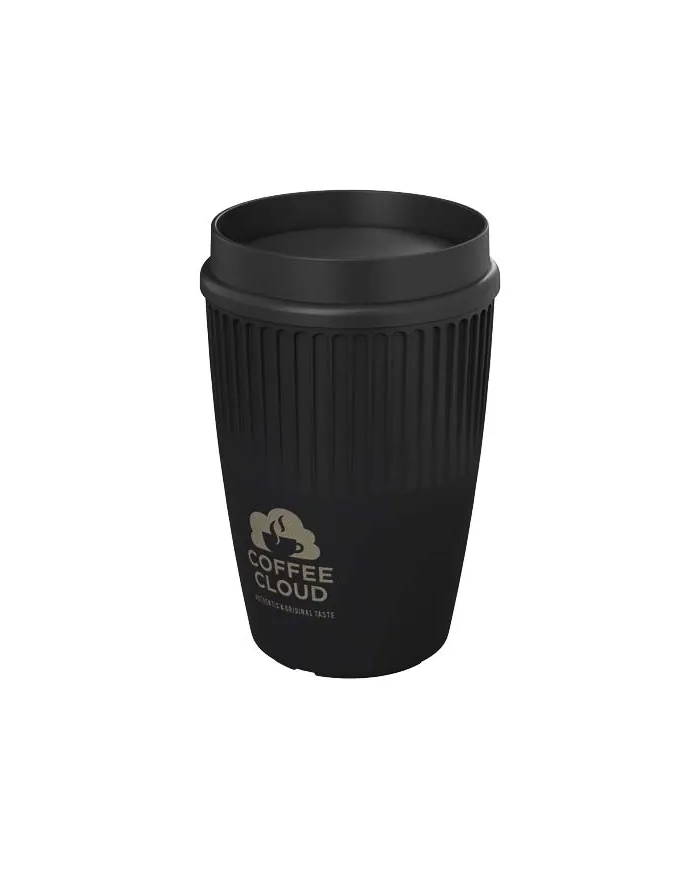 Bicchiere da 350 ml con coperchio a 360° Cirrus POP - cod. P220520