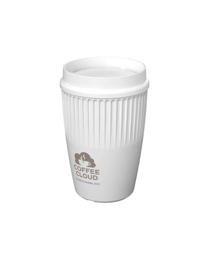 Bicchiere da 350 ml con coperchio a 360° Cirrus POP - cod. P220520