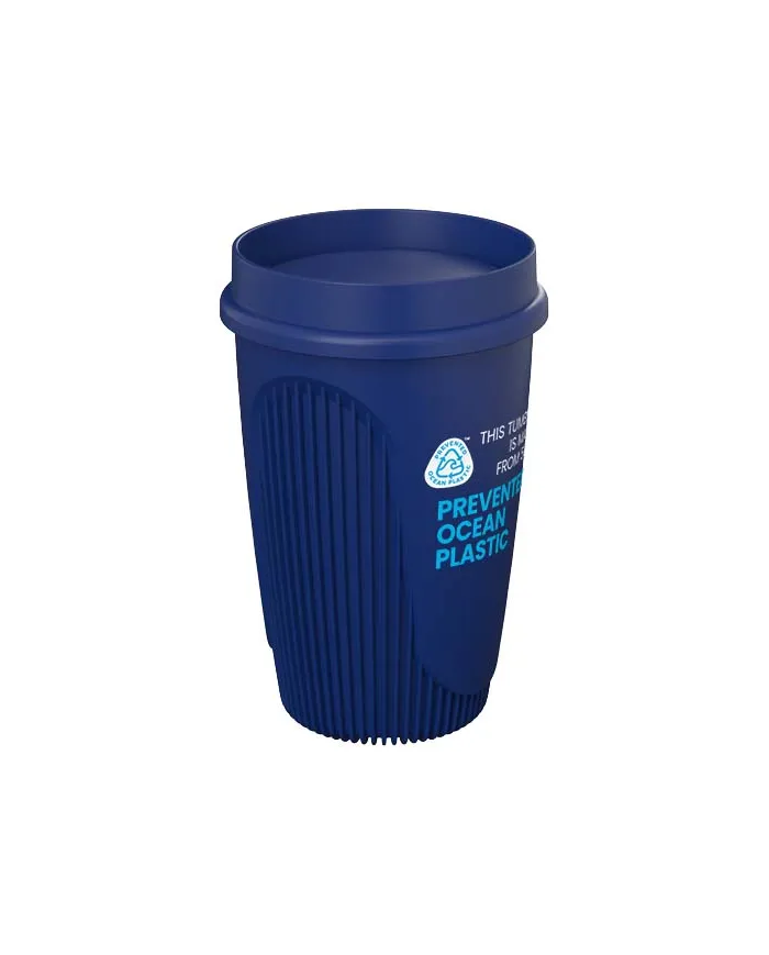 Bicchiere da 350 ml con coperchio a 360° Alto POP - cod. P220522