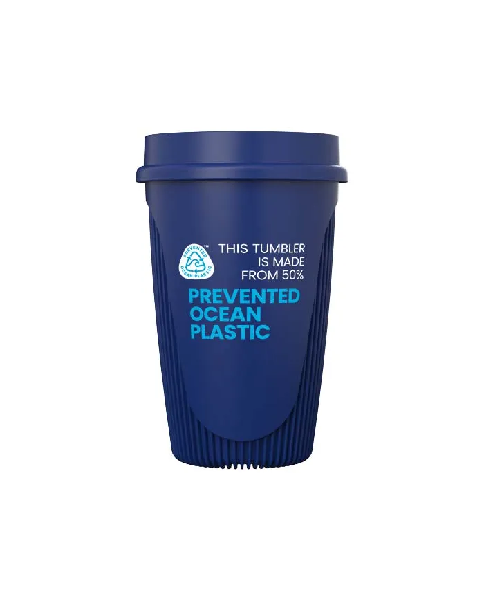 Bicchiere da 350 ml con coperchio a 360° Alto POP - cod. P220522