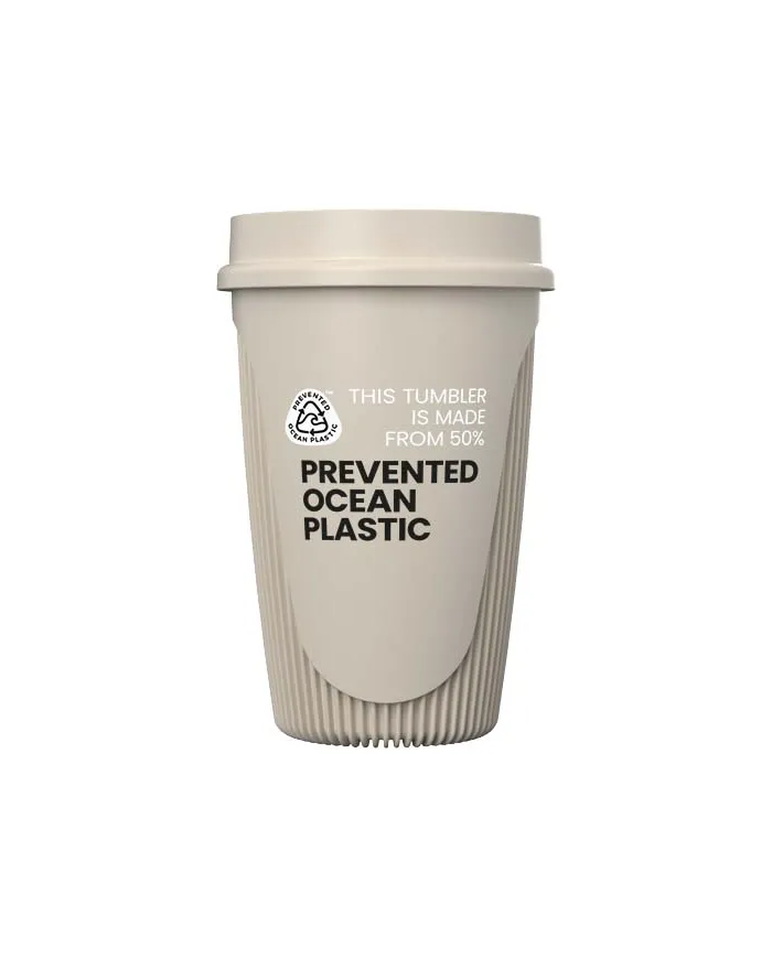 Bicchiere da 350 ml con coperchio a 360° Alto POP - cod. P220522