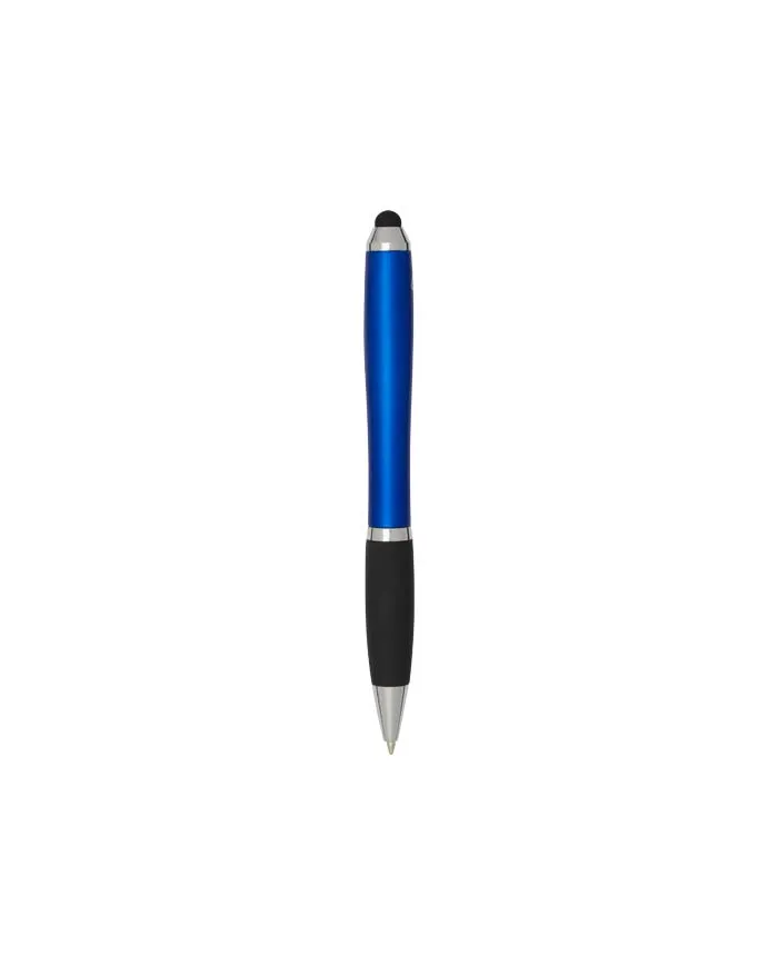 Penna a sfera con pennino in plastica riciclata RCS con fusto colorato e impugnatura di colore nero (inchiostro n - cod. P106457