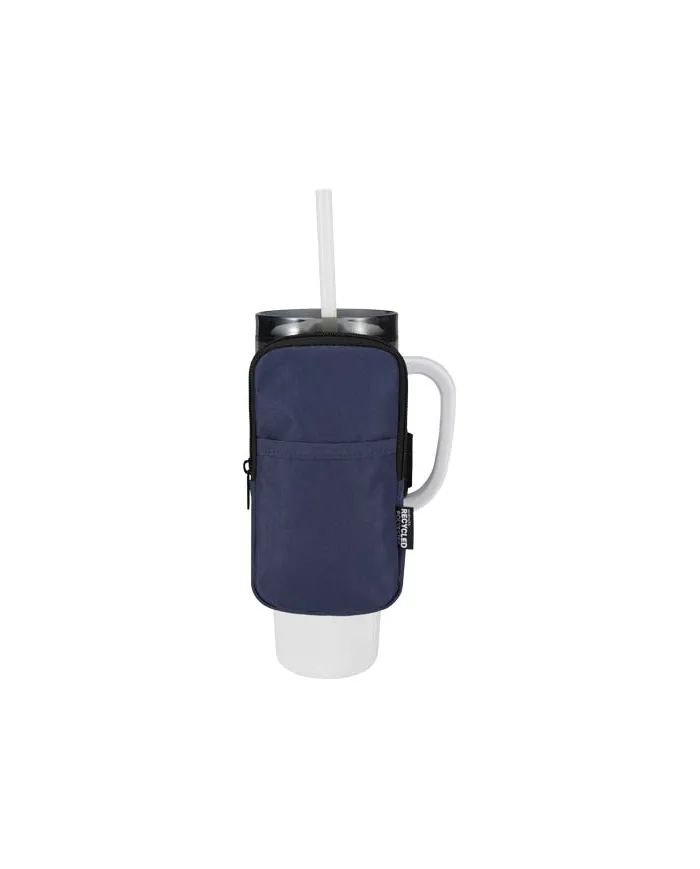 Custodia per borraccia in materiale riciclato certificato GRS Byron - cod. P130135
