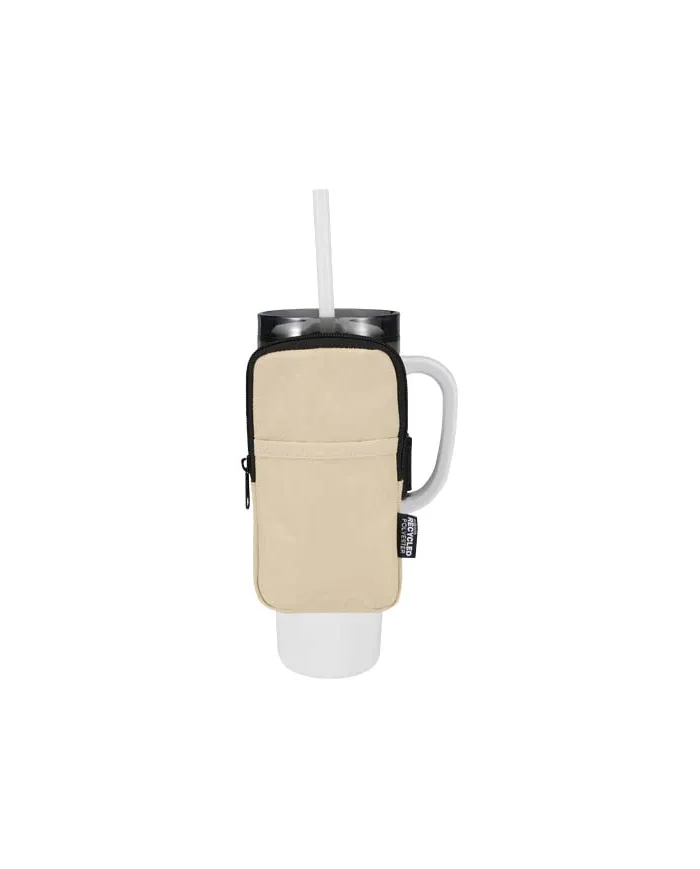 Custodia per borraccia in materiale riciclato certificato GRS Byron - cod. P130135
