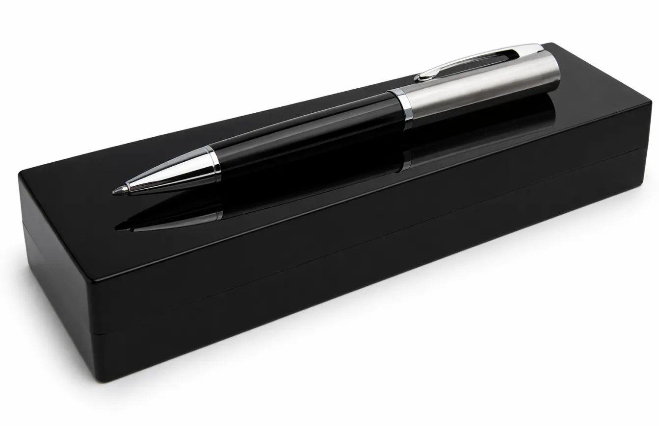 Penne Mark Twain con astuccio in acrilico - FA-8259