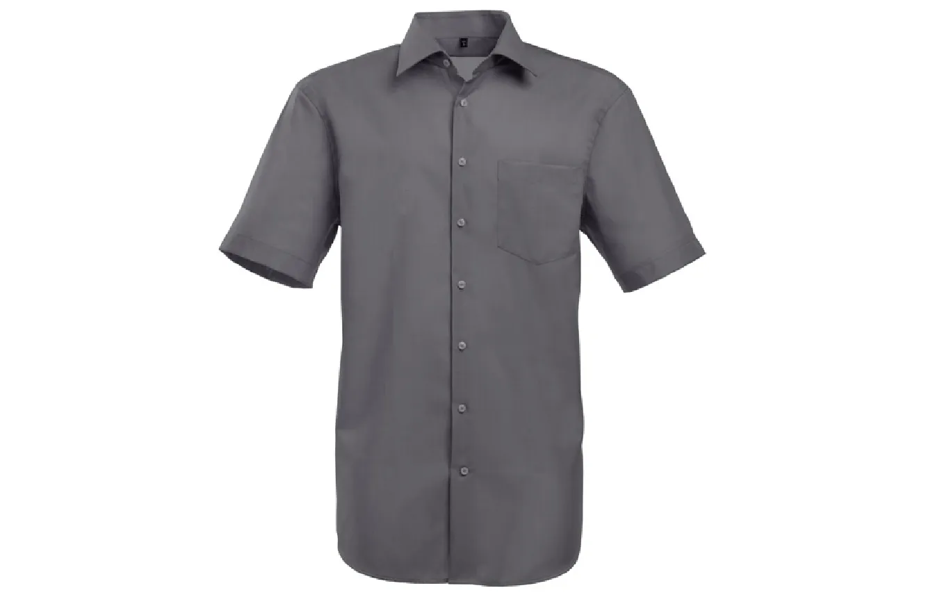 Camicia a maniche corte con taschino da personalizzare - FA-6674