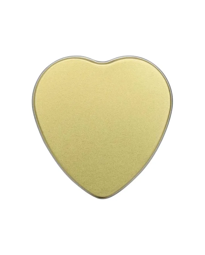 Candela in scatola di latta a forma di cuore all'aroma di vaniglia Blissful - cod. P126353