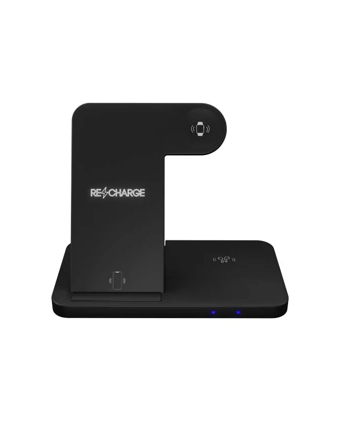 Base di ricarica wireless 3 in 1 con supporto per telefono SCX.design W28 - cod. P2PX135