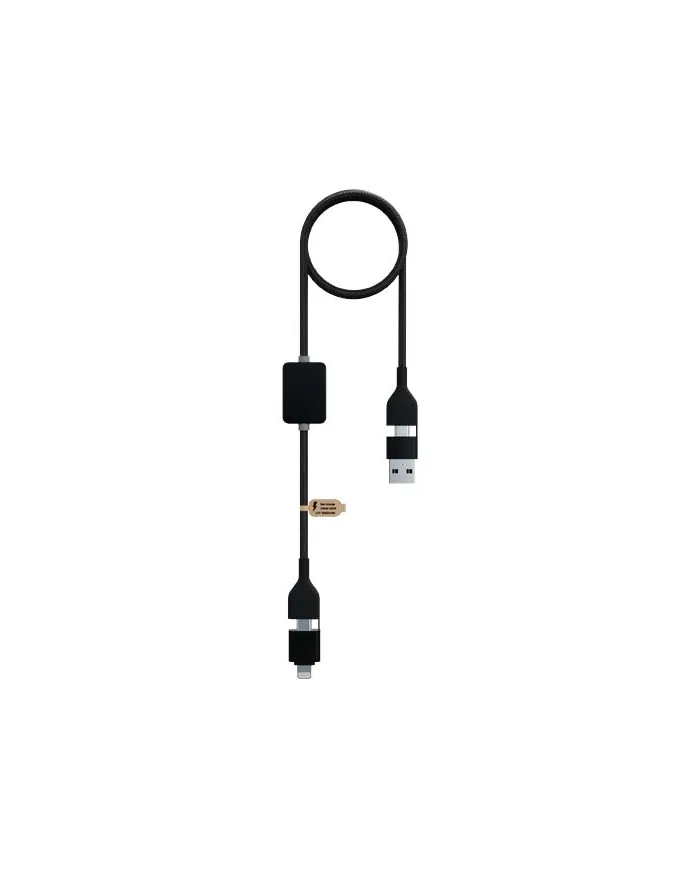 Cavo di ricarica con interruttore e logo luminoso da 60 W SCX.design C32 - cod. P2PX212