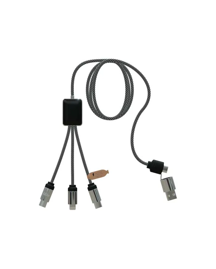 Cavo di ricarica di Tipo-C con doppio logo luminoso da 60 W SCX.design C33 - cod. P2PX213