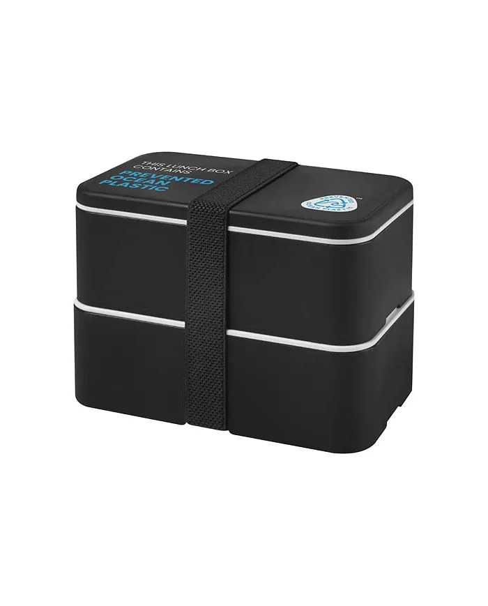 Portavivande a doppio scomparto 700+700 ml MIYO POP - cod. P210779