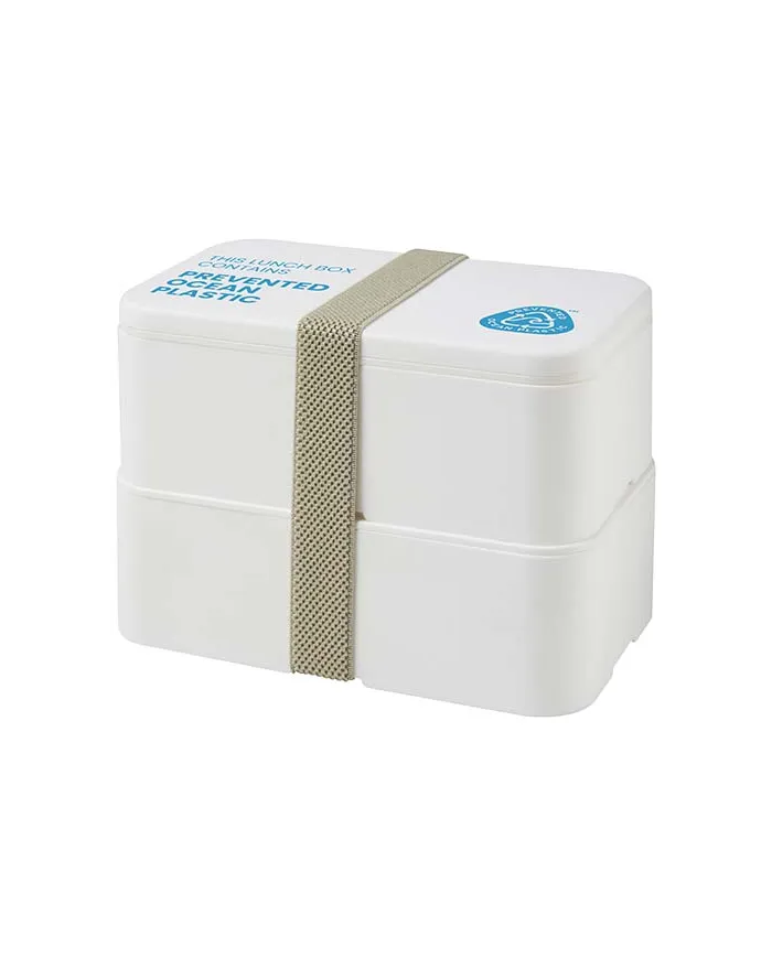 Portavivande a doppio scomparto 700+700 ml MIYO POP - cod. P210779